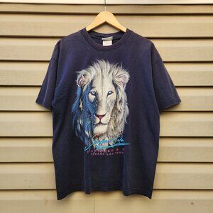 Vintage 90's Siegfried and Roys Lion Tee Las Vegas